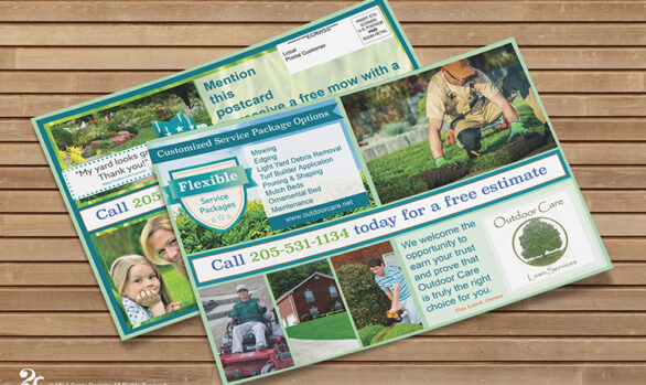 Lawn Care EDDM Postcard Design