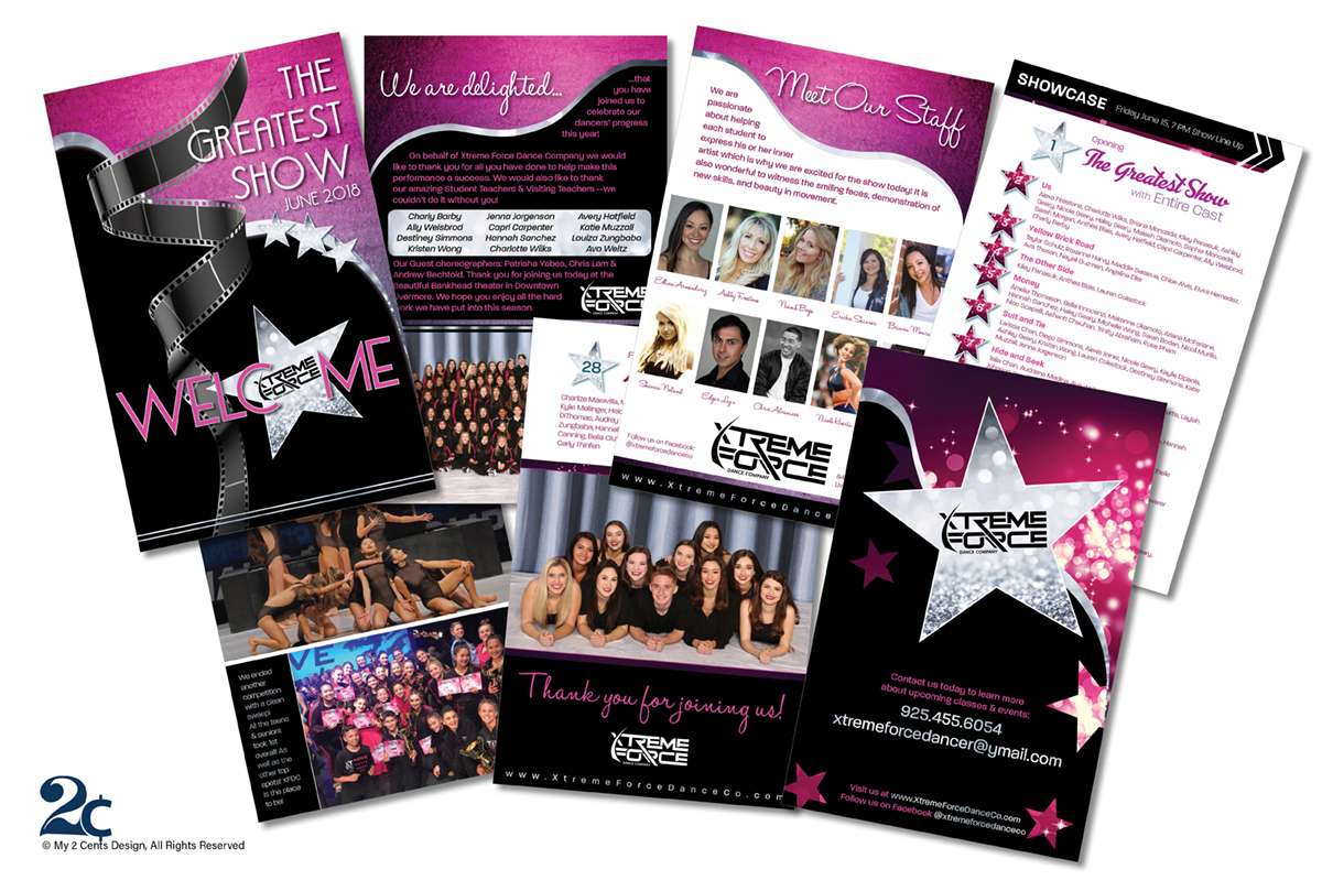 Dance Recital Program Design My 2 Cents Graphic Design And Marketing