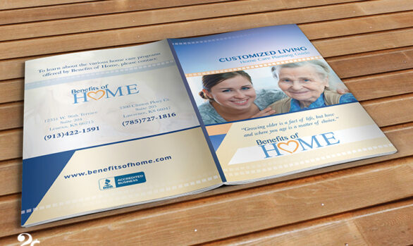 Senior Care Program Booklet Brochure Design 1