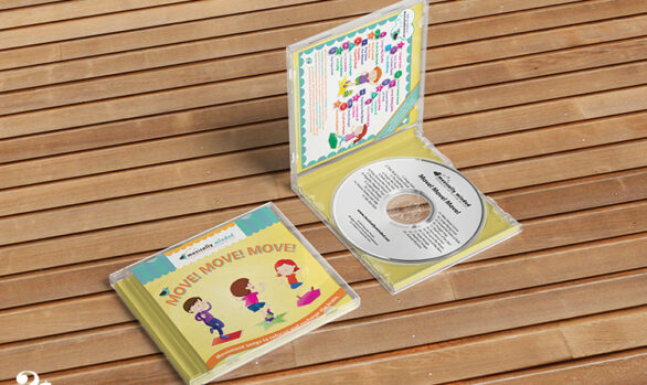 Childrens Music CD Case Design